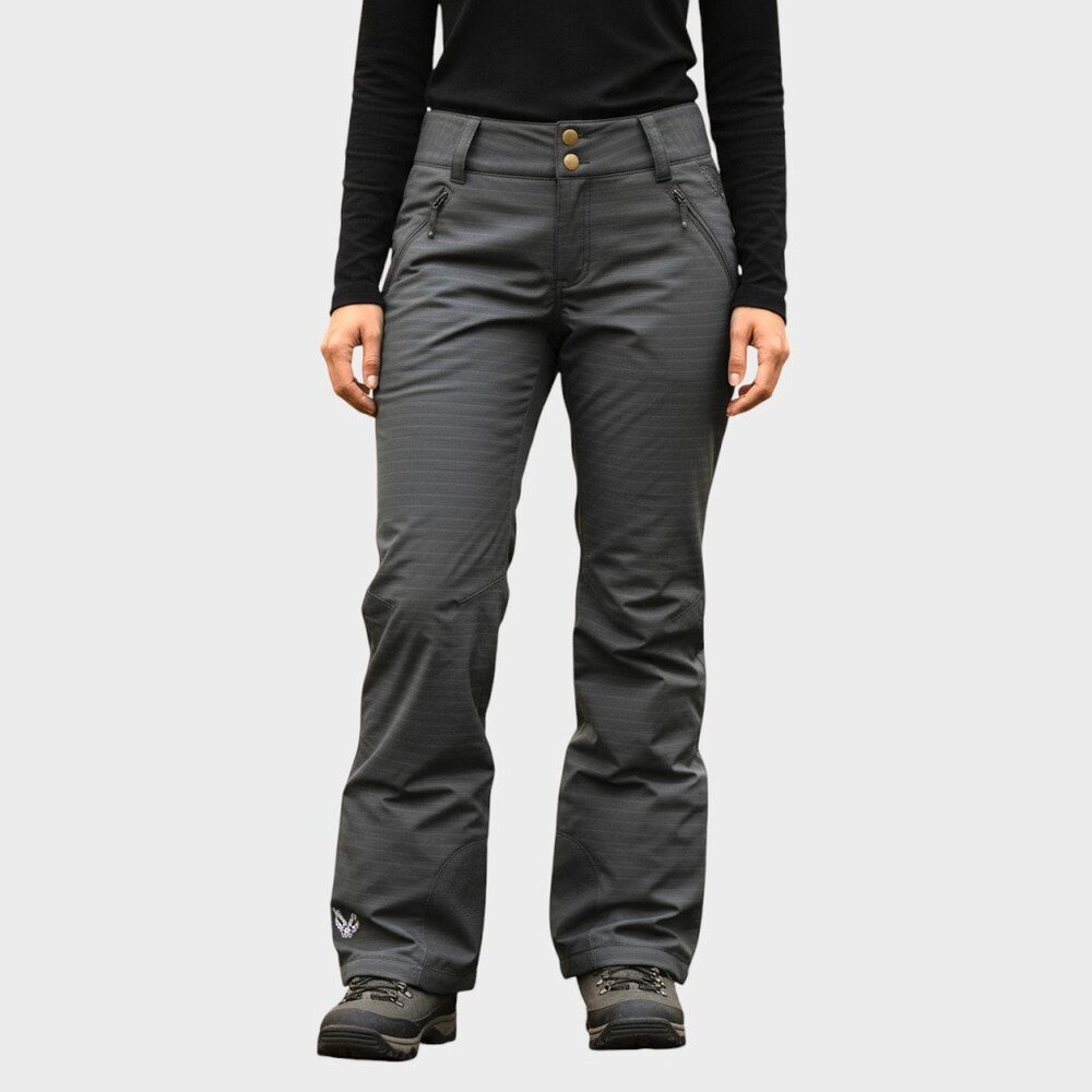 Triple Nickel 555 Ski Pants Womens S Gray Waterproof Insulated Snow Winter